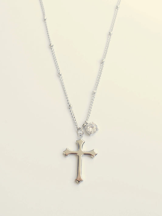 LH-NK01/02 By Grace Jewelry Cross Necklace PVD Plated 0