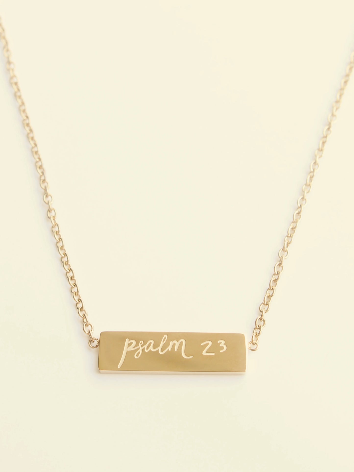 LH-NK11/12 By Grace Jewelry Psalm 23 Necklace PVD Plated 0