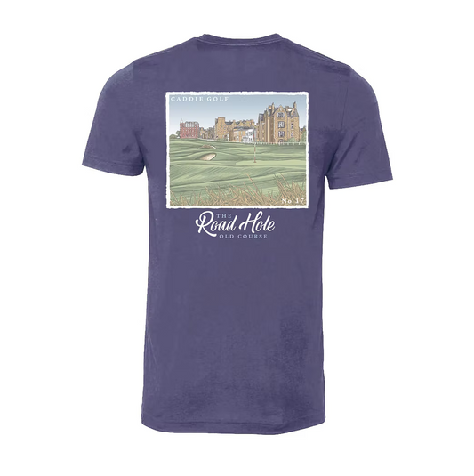 C184 Caddie St Andrews Stamp Tee Denim 0