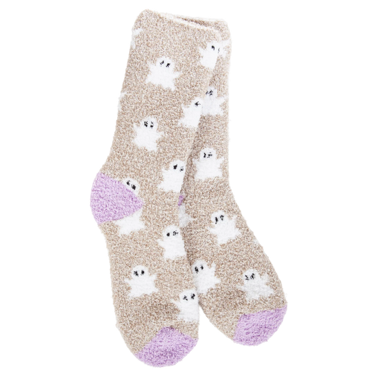 77083 WKPFIR World's Softest Socks Fireside Cozy Crew Ghostly 0