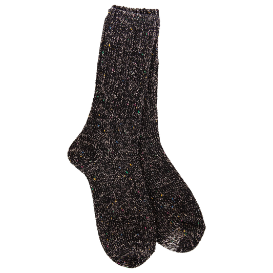 76987 WRAGGCRW World's Softest Socks Moonlit Weekend Rag Crew Socks 0
