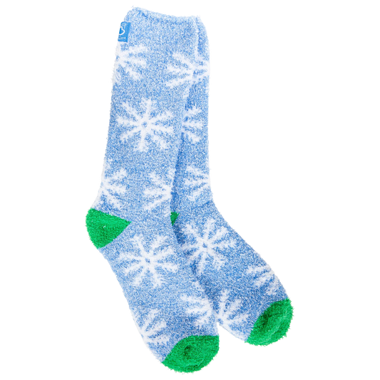 77004 WSCCRW World's Softest Socks Cozy Crew Holiday Snowfall 0