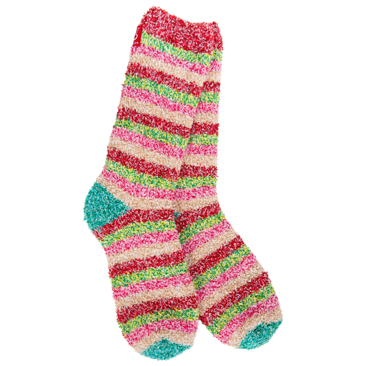 76940 WSCZCRW World's Softest Socks Holiday Multi Crew 0