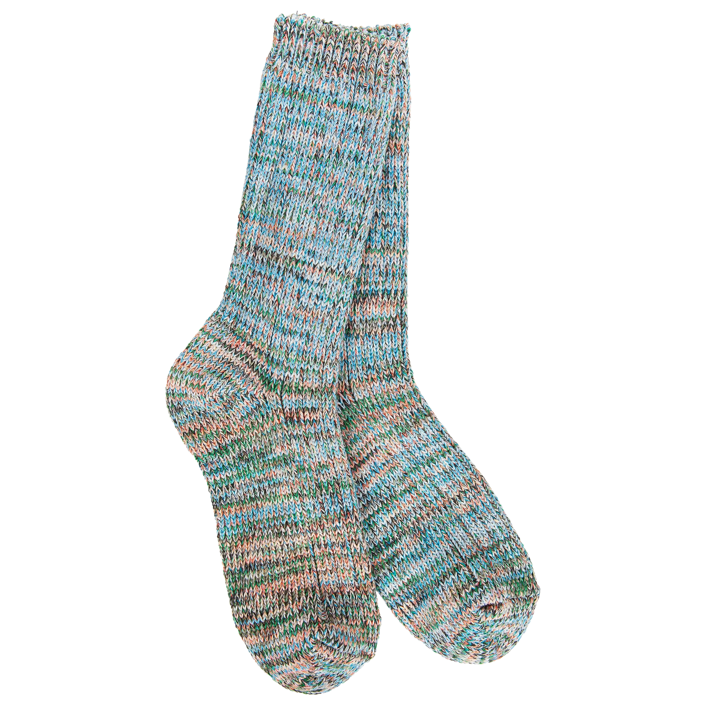 76929 WSMISCRW World's Softest Socks Weekend Missoni Crew Coastal 0