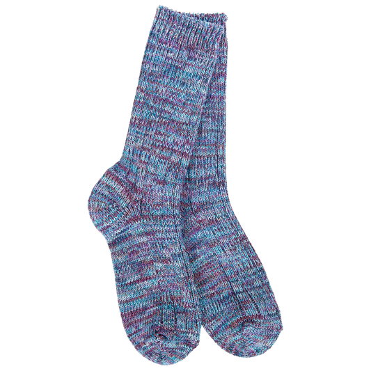 76926 WSMISCRW  World's Softest Socks Weekend Missoni Crew Neptune 0