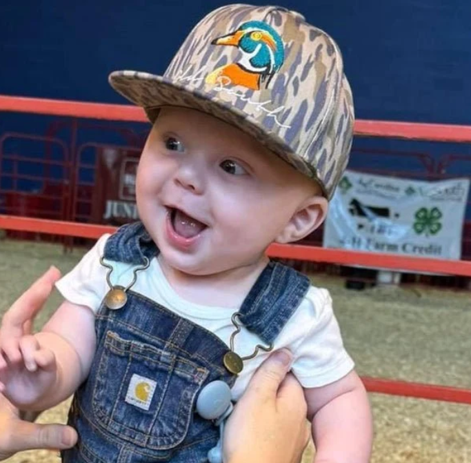 NS-IN-CUS-WOO-OSL Old South Wood Duck Head Osland Camo Infant Trucker Hat 4M-12M 0