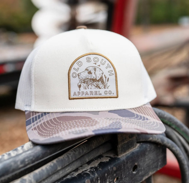 NS-CUS-HUN-THI Old South Hunting Dog Trucker Hat 0