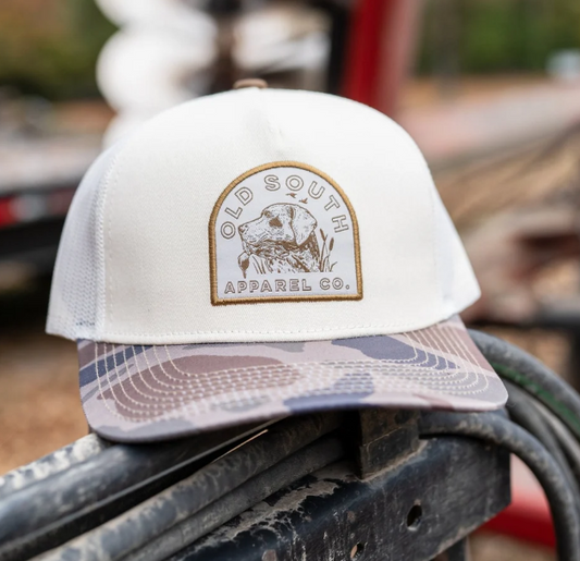 NS-CUS-HUN-THI Old South Hunting Dog Trucker Hat 0