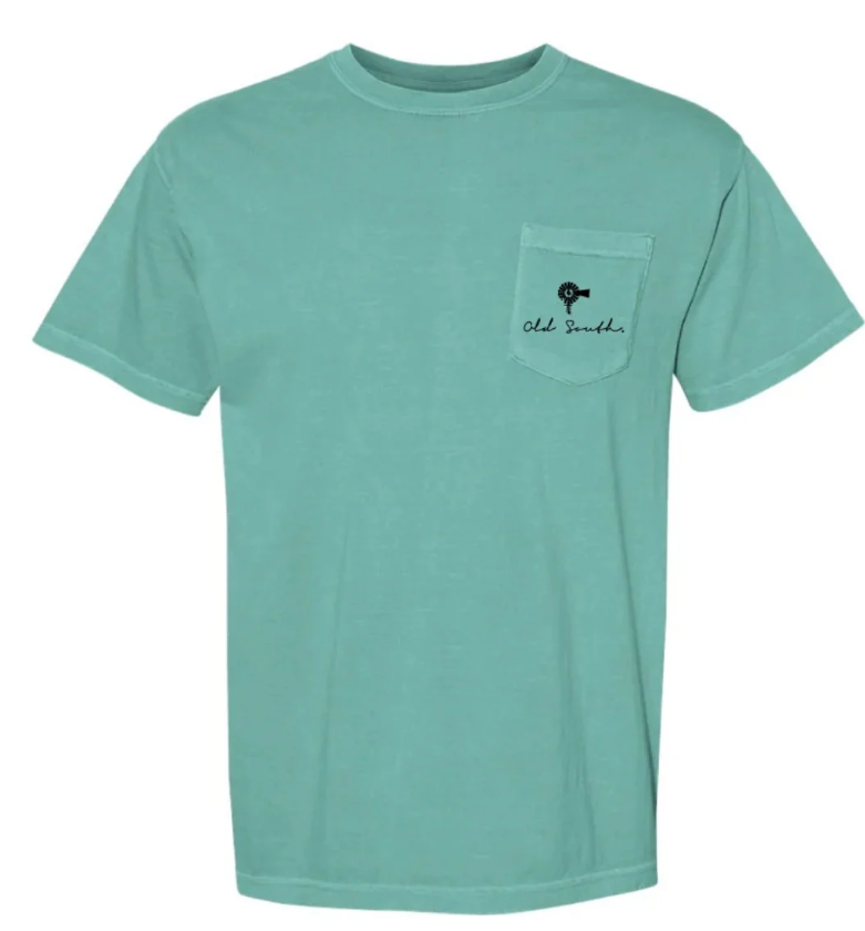 FW26-6030-PON-SEA Old South Straight Outta the Pond T-Shirt Seafoam 0