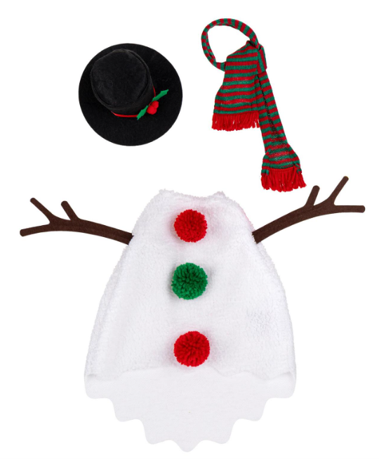 TD9NTGS26 Evergreen Snowman Porch Goose Outfit 0