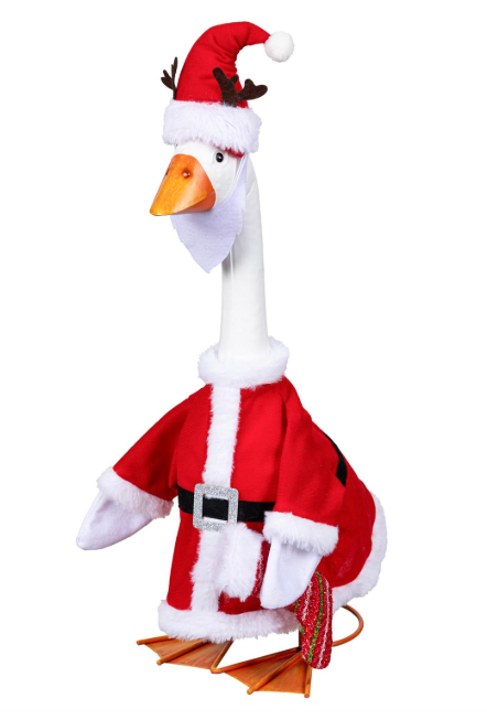 TDX4HGS26 Evergreen Mr. Claus Goose Outfit 0
