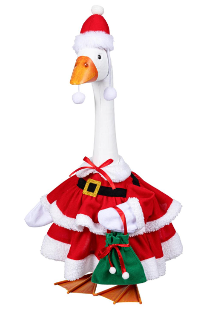 TDXXDGS26 Evergreen Mrs. Claus Goose Outfit 0