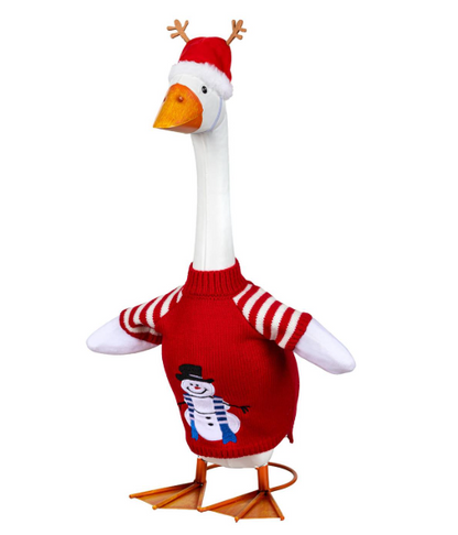 TDYKCGS26 Evergreen Red Sweater Goose Outfit 0