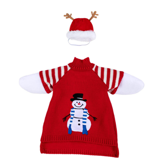TDYKCGS26 Evergreen Red Sweater Goose Outfit 0