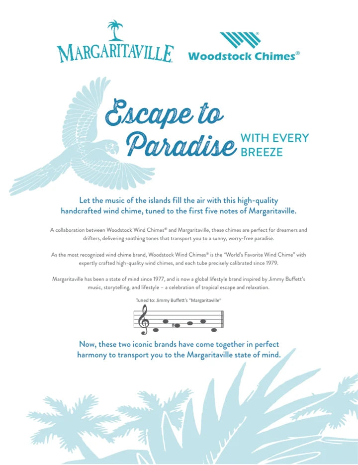 MARSF Woodstock Chimes Margaritaville Wind Chimes 0