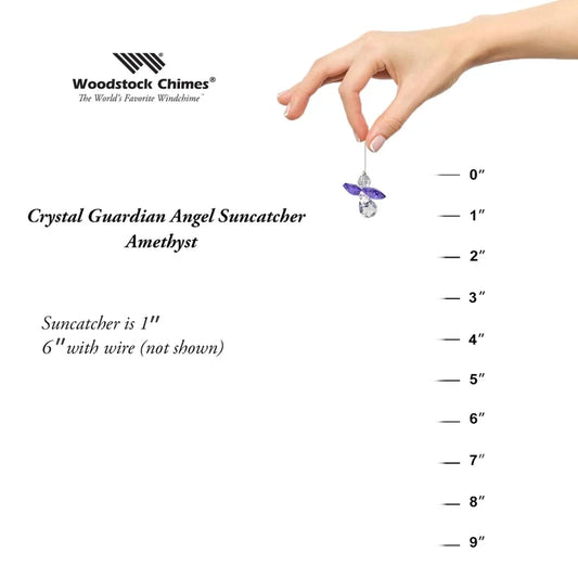 CGAT Woodstock Chimes Crystal Guardian Angel Amethyst 0