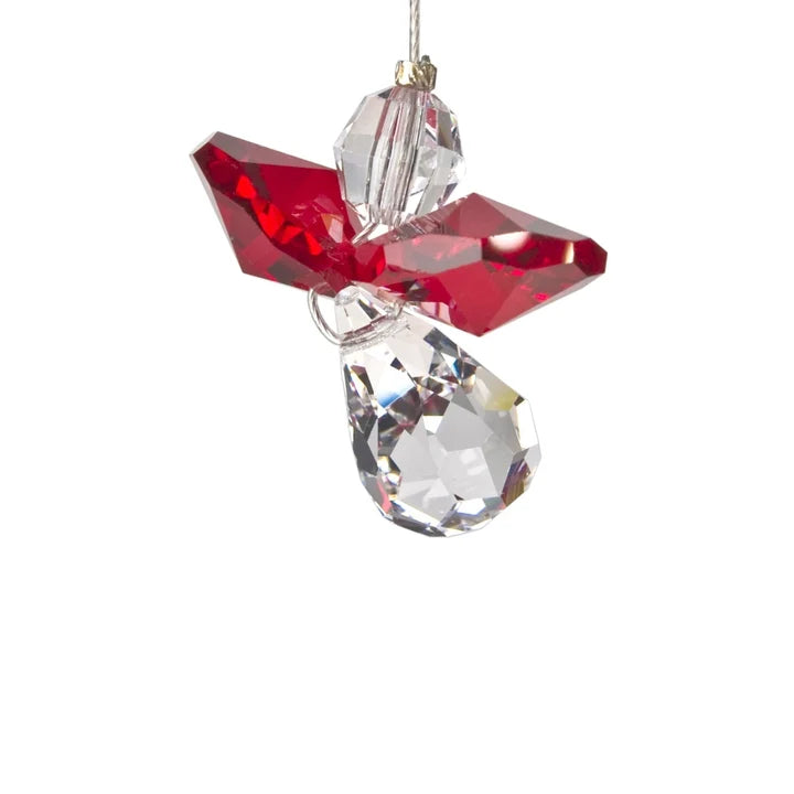 CGGT Woodstock Chimes Crystal Guardian Angel Garnet 0