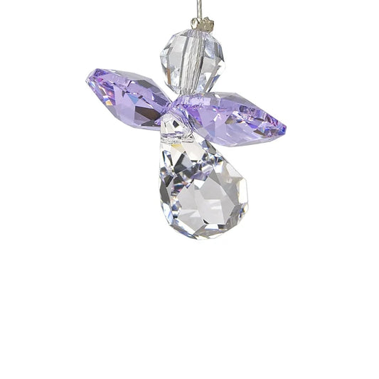 CGLA Woodstock Chimes Crystal Guardian Angel Light Amethyst 0