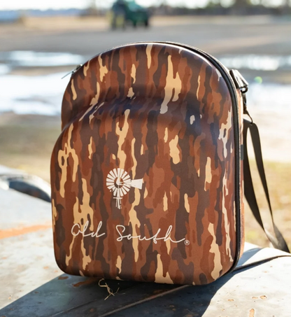 NS-HATCAS-BAR Old South 6 Hat Travel Case Bark Camo 0