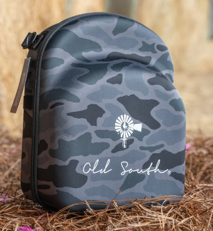 NS-HATCAS-BLA Old South 6 Hat Travel Case Blackout Camo 0