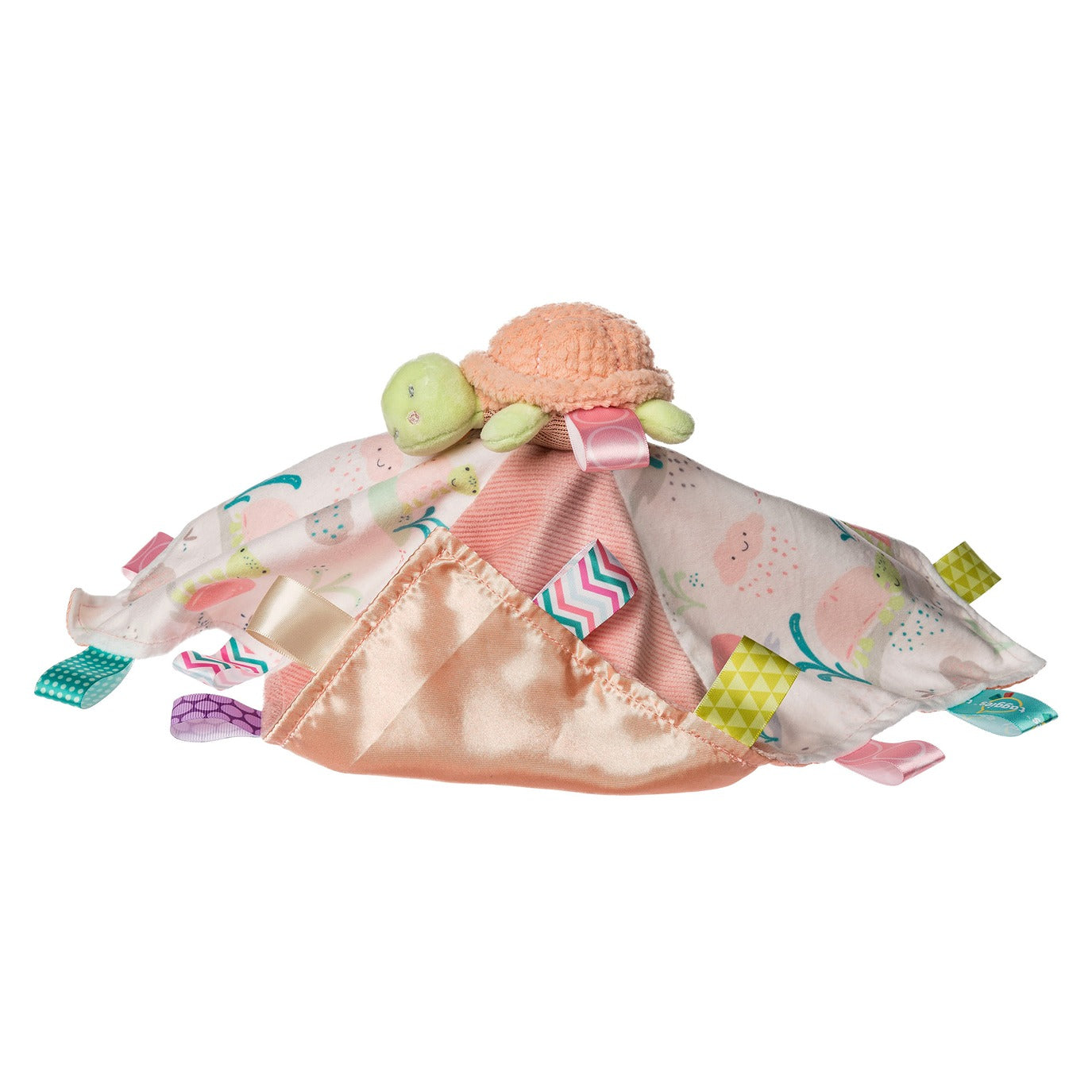 41683 Mary Meyer Taggies Tippy Turtle Character Blanket – 13×13″