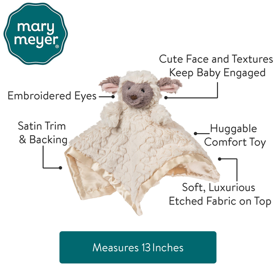 68055 Mary Meyer Putty Nursery Lamb Character Blanket