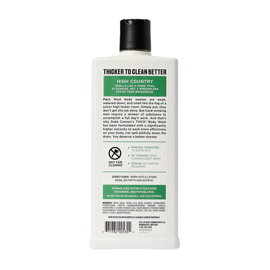 Duke Cannon 18oz Thick Body Wash - High Country