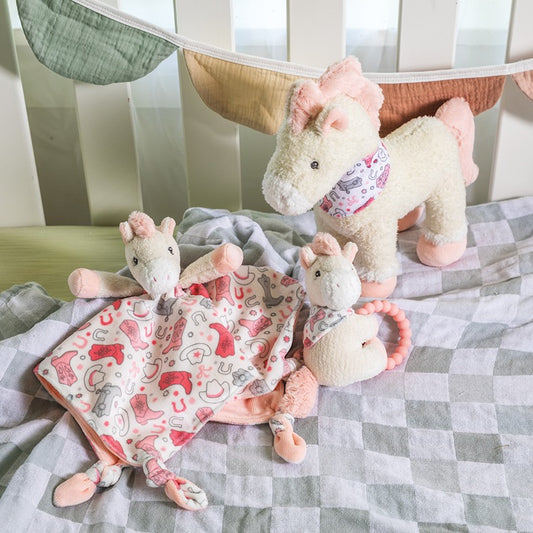 43323 Mary Meyer Giddy Up Pony Character Blanket – 13″