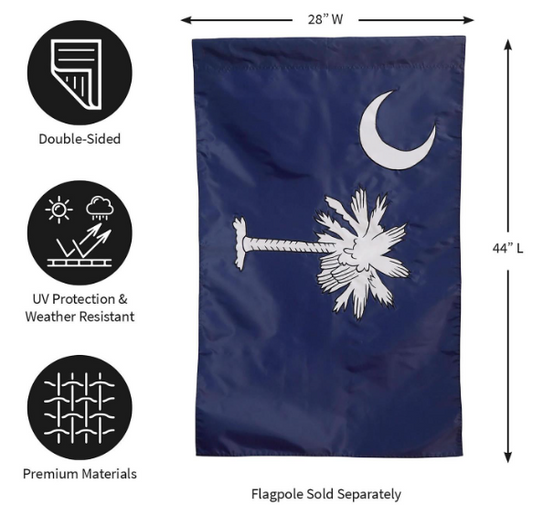 151290 Evergreen South Carolina House Flag