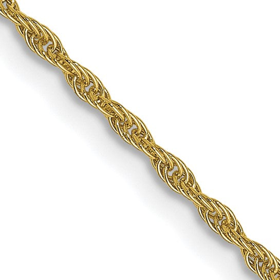 10K Yellow Gold 1.2mm Loose Rope - 16"
