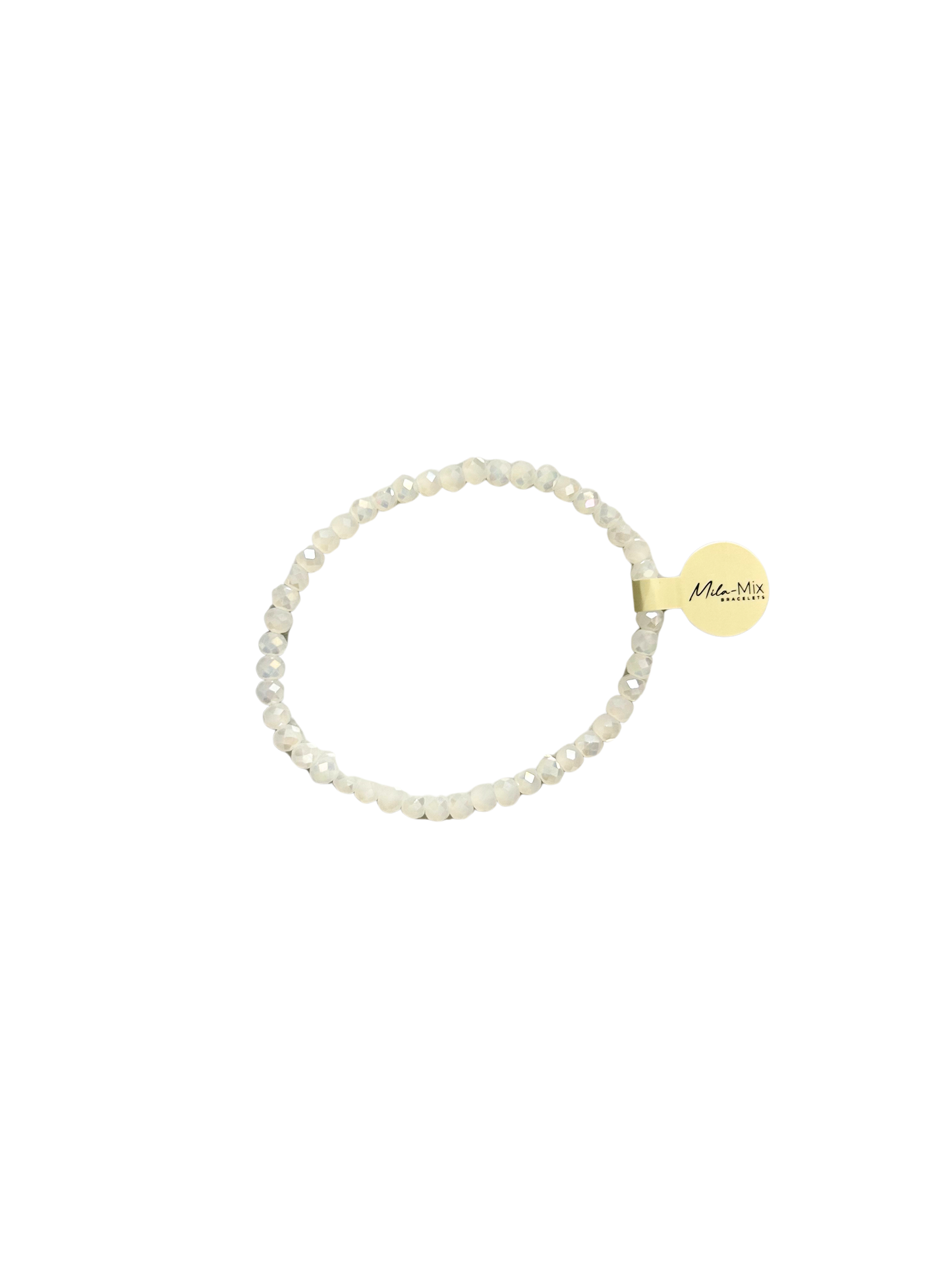 Mila-252 Mila Mix Americana Beaded Stretch Bracelet