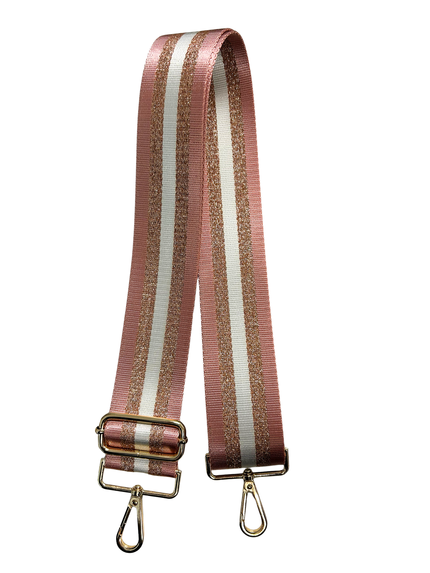 Rose Gold Glitter Guitar Strap