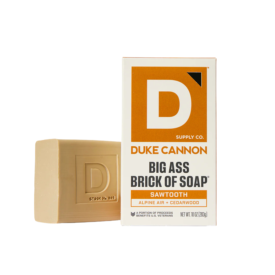 Duke Cannon Big Ass Brick of Soap - Sawtooth Apline Air + Cedarwood