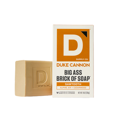 Duke Cannon Big Ass Brick of Soap - Sawtooth Apline Air + Cedarwood