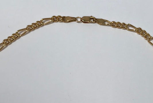 3831C 14/20 Gold Filled Figaro Chain