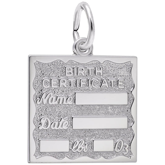 Birth Certificate Charm - Rembrandt