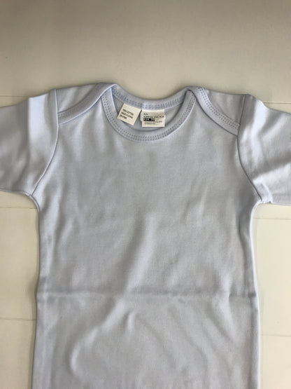 Newborn Baby Sleeping Gown in Blue, White, or Pink with Collar and without Collar 0