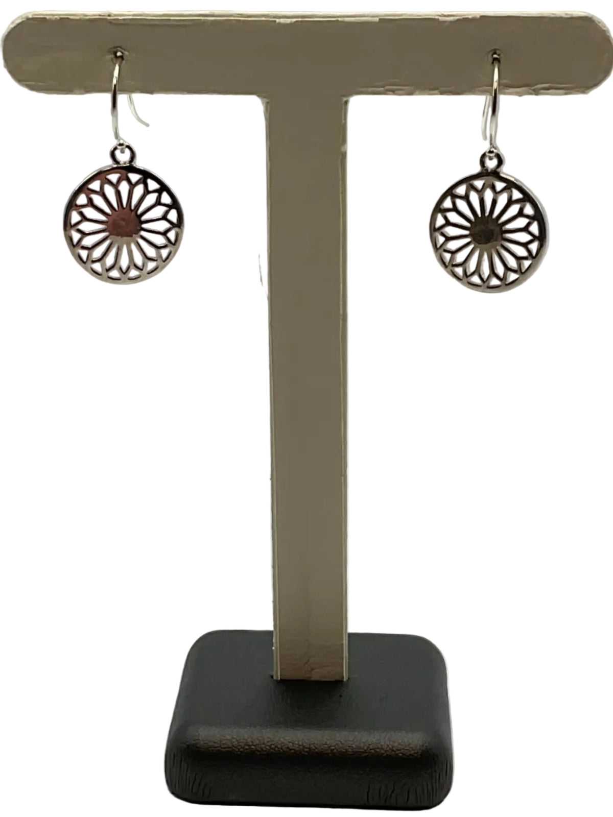 056324 E172 Southern Gates Sterling Silver Cathedral Scroll Earrings 0