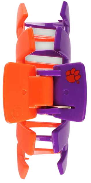 Teleties Clemson Hair Clip - Large