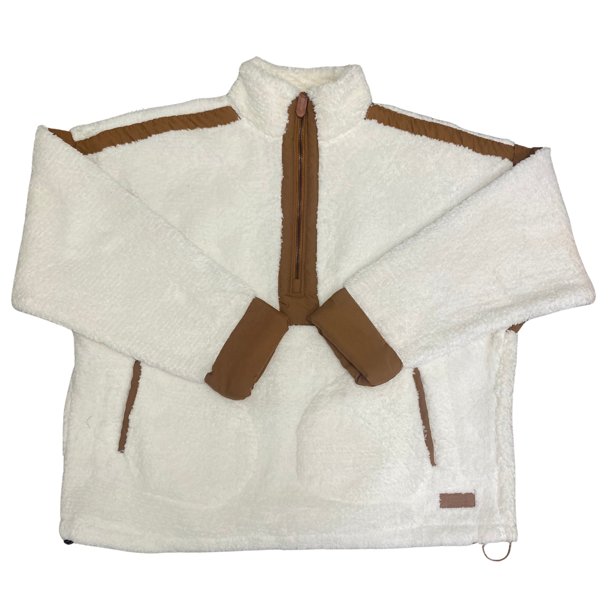 RDG67PF1SLD Royce Brand "Beaver Creek" 1/4Polar Fleece Ivory 0