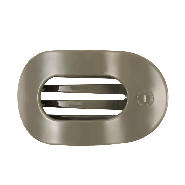 Teleties Large Flat Round Hair Clip - Sage It Ain't So