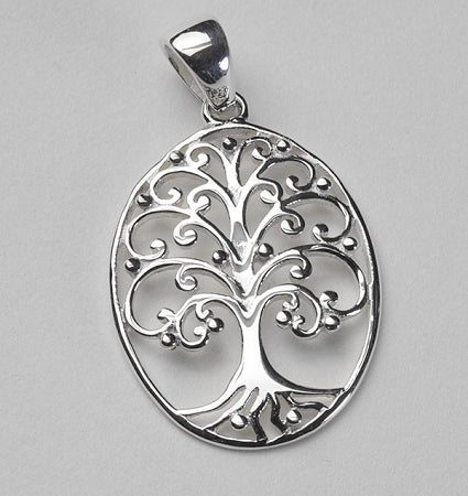 Oval Oak Tree Pendant - southern-gates 