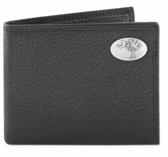 Palmetto Black Pebble Wallet