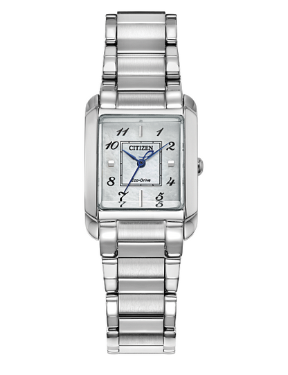 Ladies Citizen Eco-Drive Silver Bianca Watch