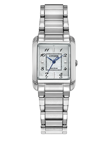 Ladies Citizen Eco-Drive Silver Bianca Watch