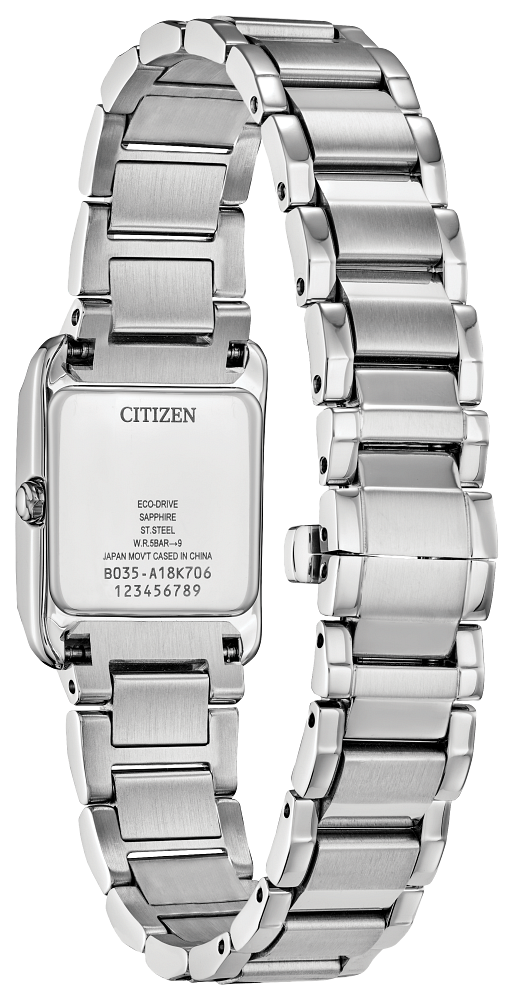 Ladies Citizen Eco-Drive Silver Bianca Watch