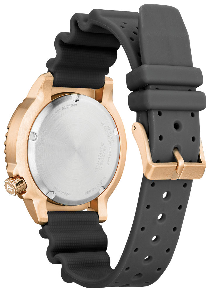 Citizen Men's Rose Gold Tone Face Eco-Drive Promaster Dive Watch