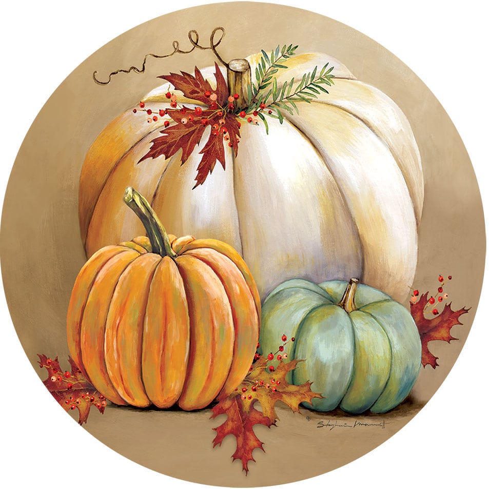 Pumpkin Trio Accent Magnet