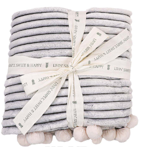 Simply Southern Luxe Blanket - Pavement