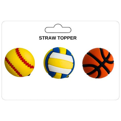 ST1001BALL28MM Straw Topper - 8mm